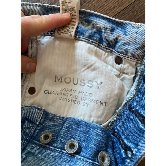MOUSSY Vintage Distressed Skinny Jeans – Size 27 – Japan Made - Picture 9 of 14